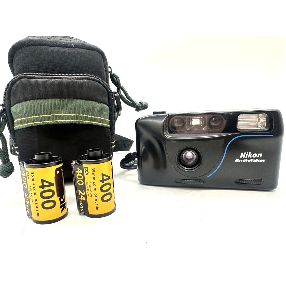 Nikon SmileTaker RF10 35mm Point Shoot Film Camera 34mm Lens Flash Tested Works